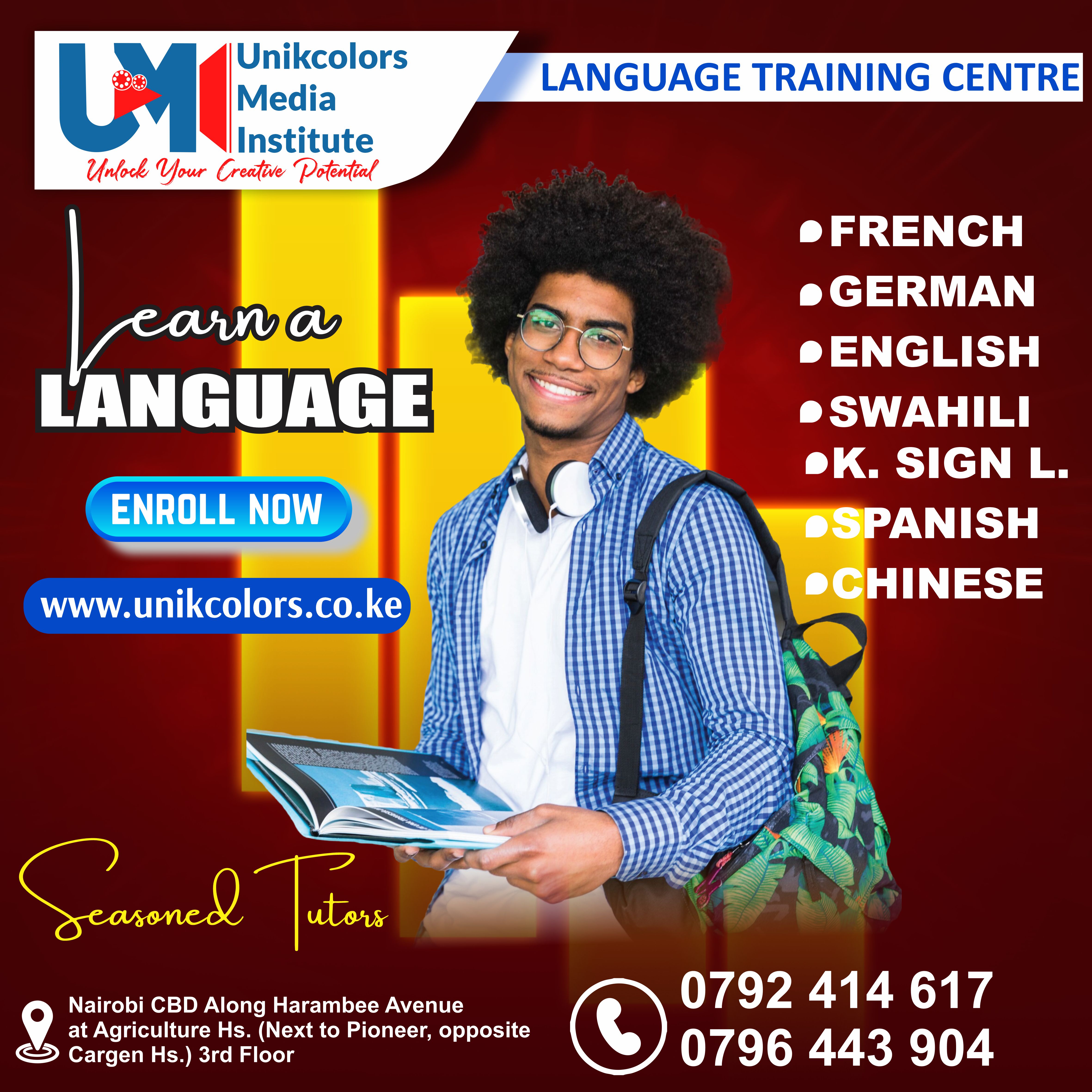 LANGUAGE TRAINING CENTRE - GERMAN | ENGLISH | FRENCH | CHINESE | SPANISH | SWAHILI | KENYA SIGN LANG